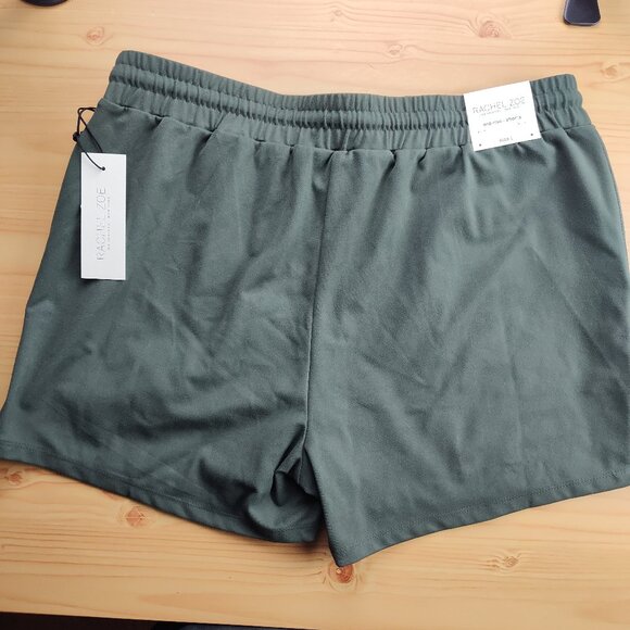 Rachel Zoe Pants - Rachel Zoe Dark Green Midrise Shorts Size L NWT Chic